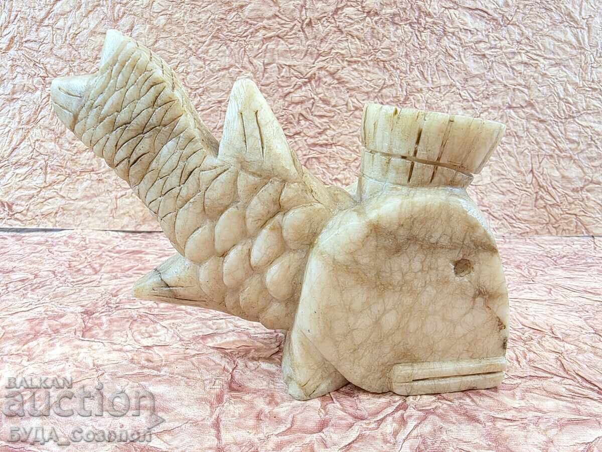 Very old steatite fish figure, 1672 with price 1200.00 BGN | € 613.55
