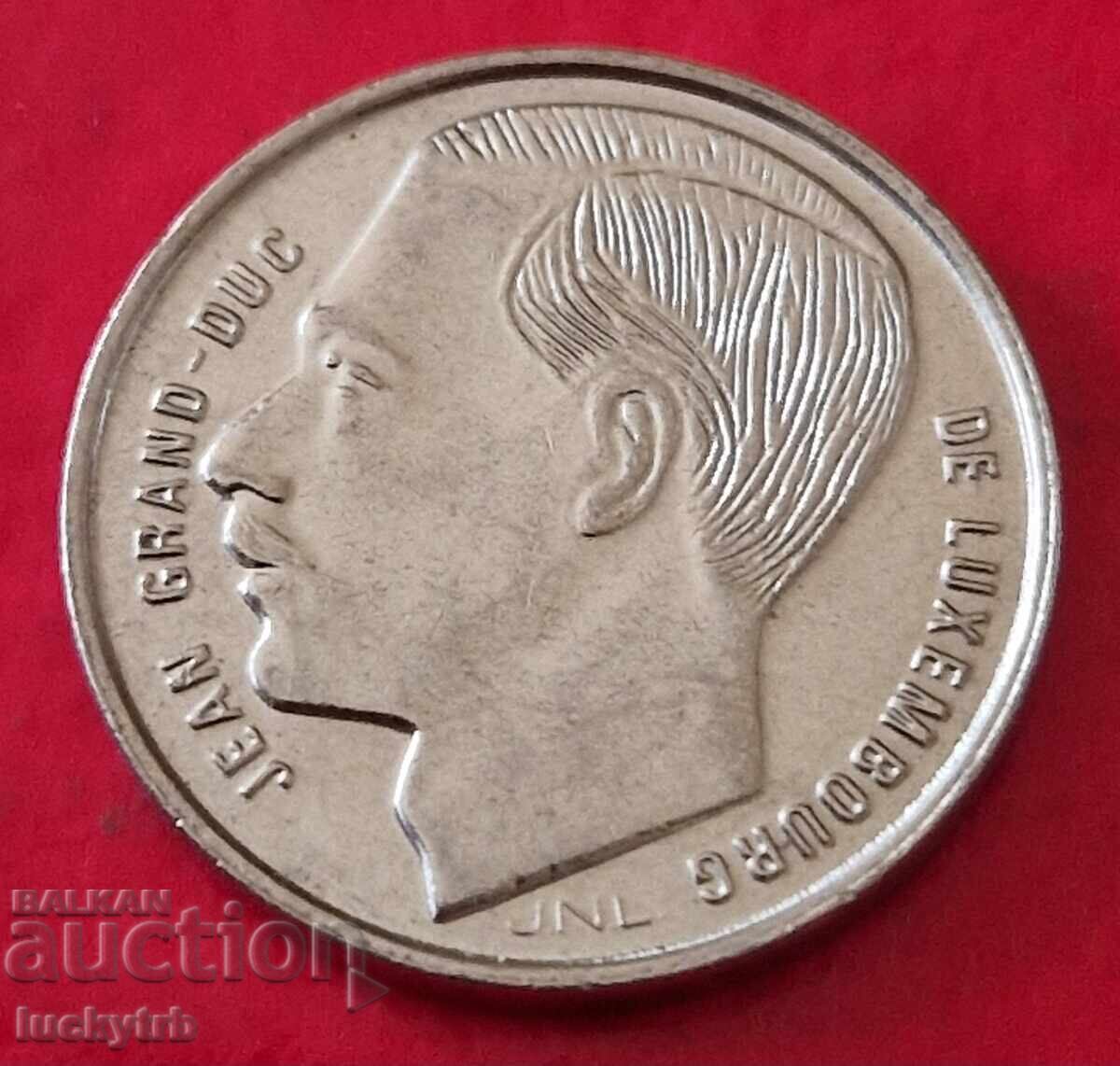 1 φράγκο 1990 - Λουξεμβούργο με τιμή 0.50 BGN | € 0.26 1 φράγκο 1990 - Λουξεμβούργο με τιμή 0.50 BGN | € 0.26