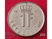 1 φράγκο 1990 - Λουξεμβούργο