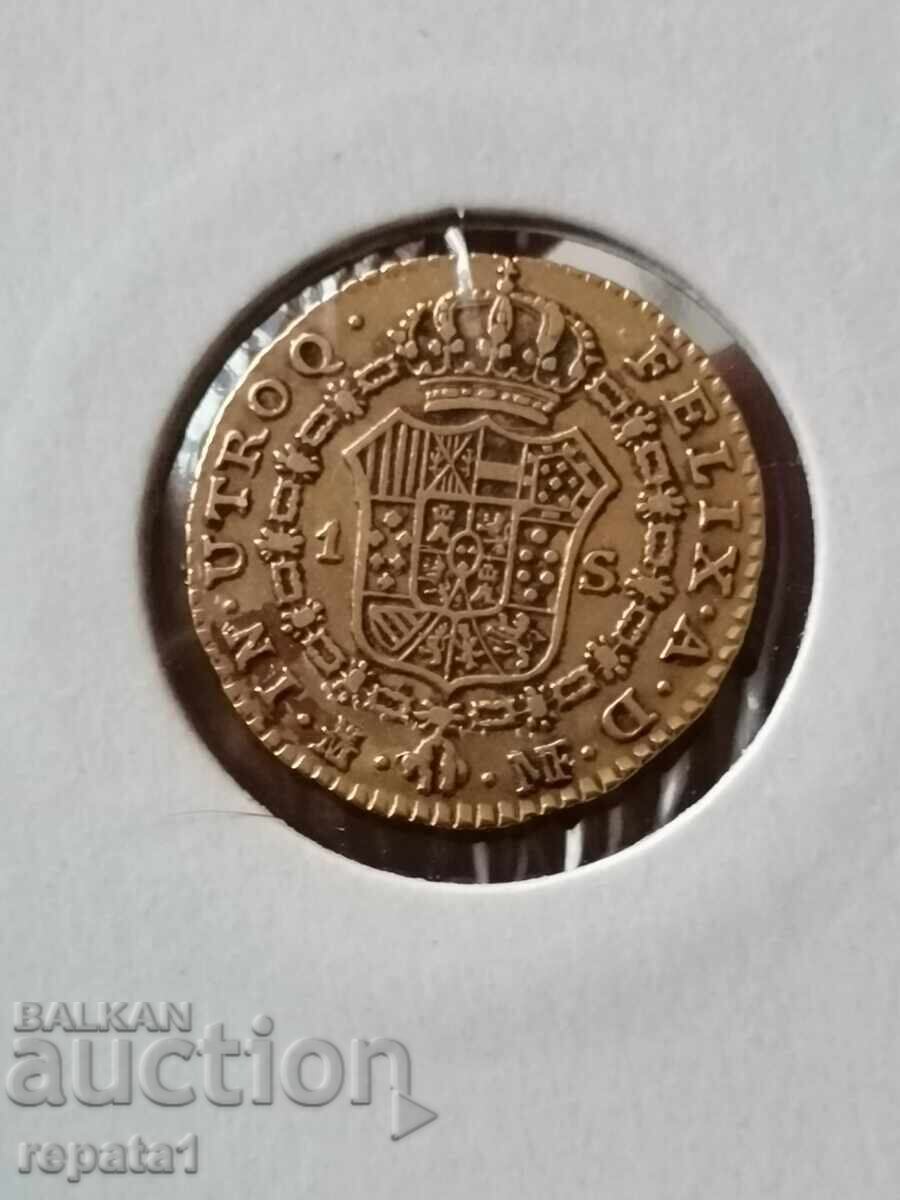 1 Escudo Spania cu preț 1180.00 BGN | € 603.32