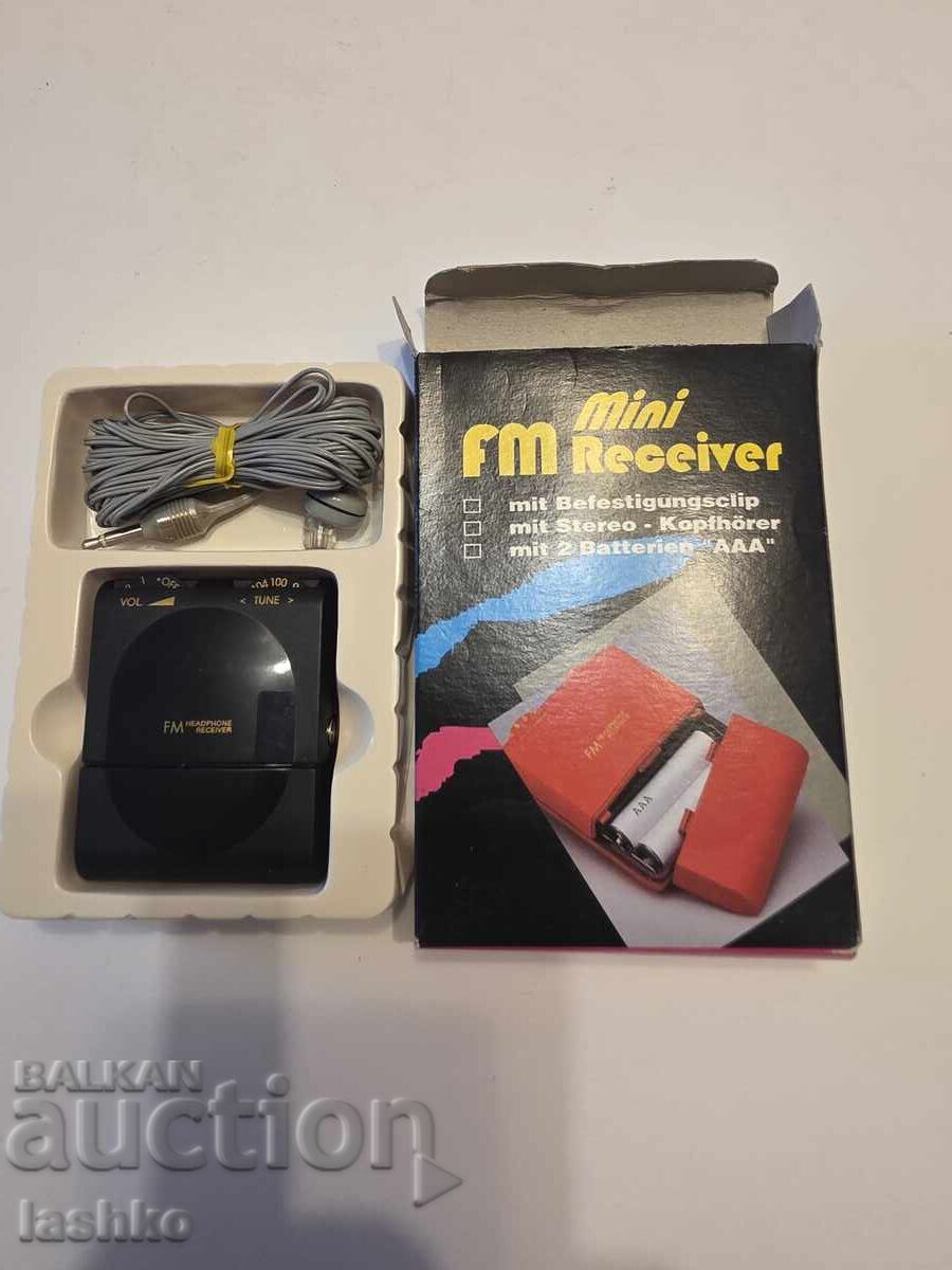 Мини радио приемник