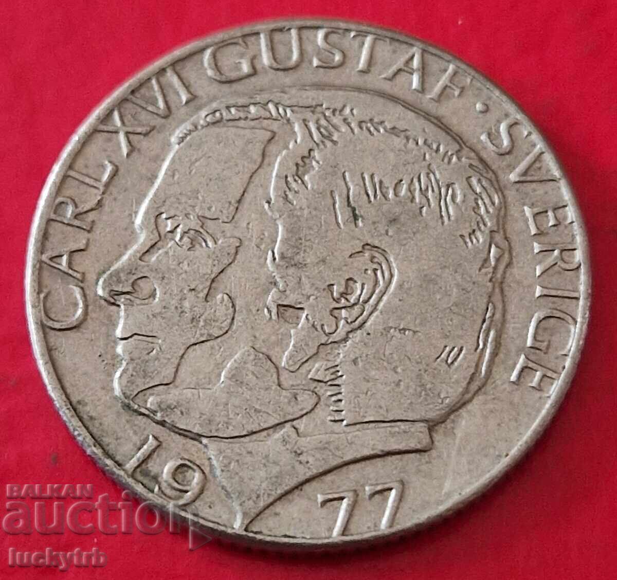 1 coroană 1977 - Suedia cu preț € 0.40 | 0.78 BGN