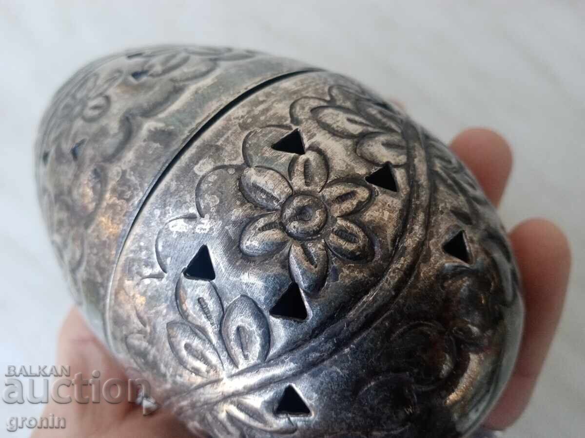 Възрожденски Сачан,кадилница, тамянник, бронзов, Стар, рядък