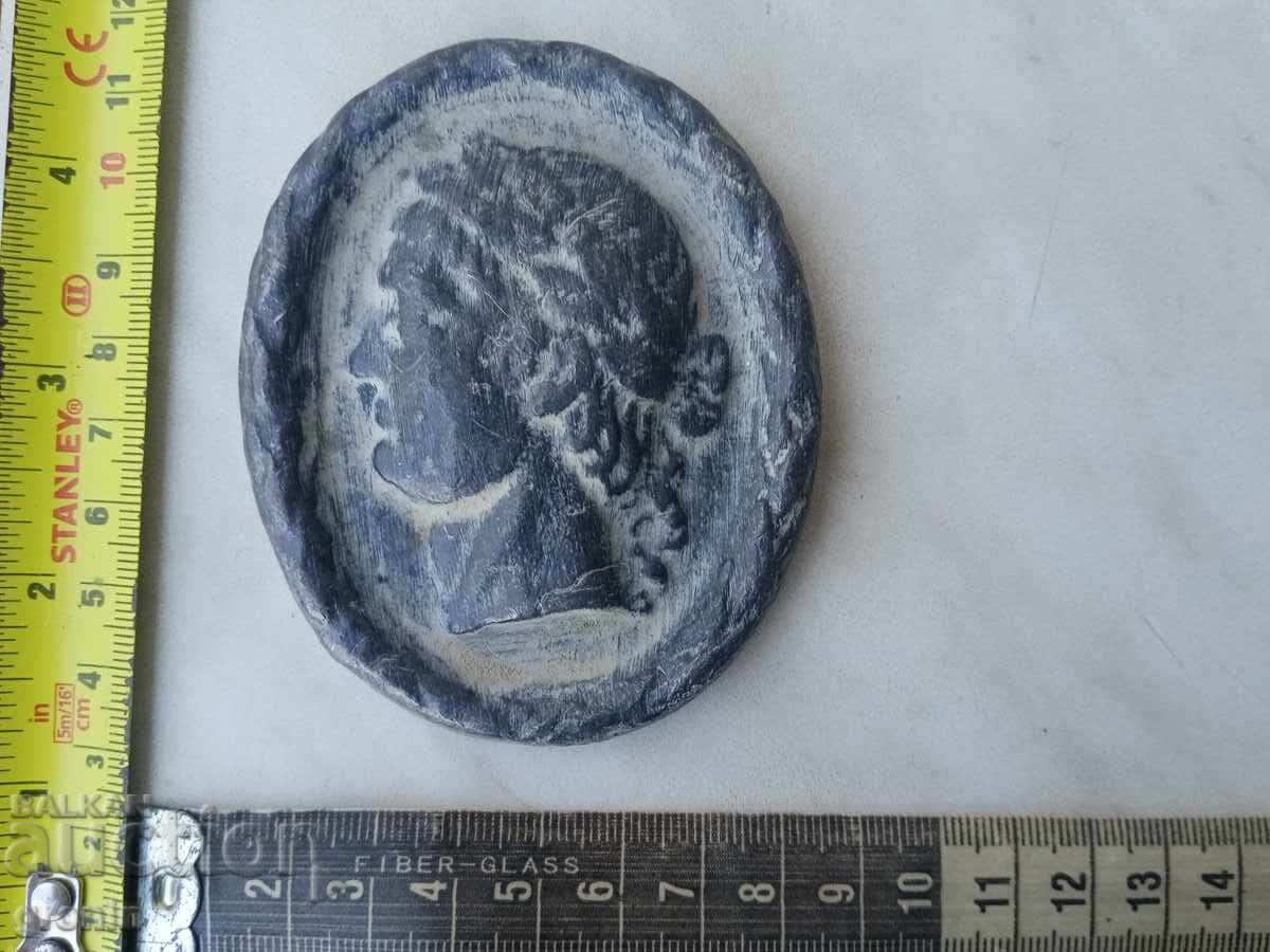 Παράδοση Πανό, ανάγλυφο, πλακέτα, γέμα, πορτρέτο, μαζικό