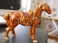Porcelain Horse Figurine - China