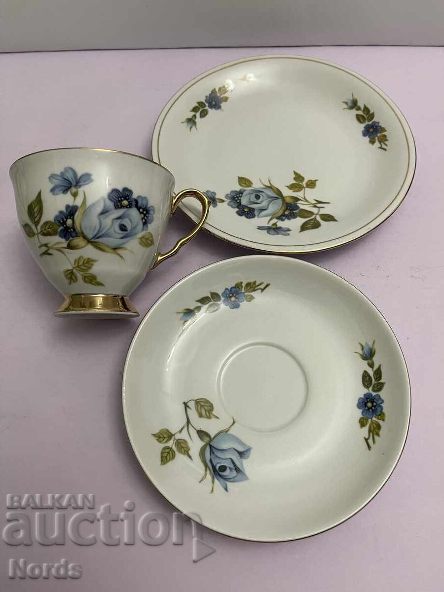 Livrarea Set polonez triplu pentru ceai Livrarea Set polonez triplu pentru ceai