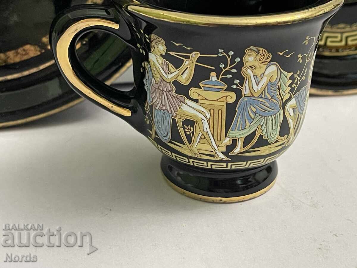 Delivery of Greek Triple Coffee Set