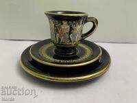 Ελληνικό τριπλό σετ καφέ