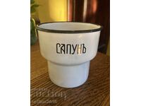 Căniță emailată pentru săpun