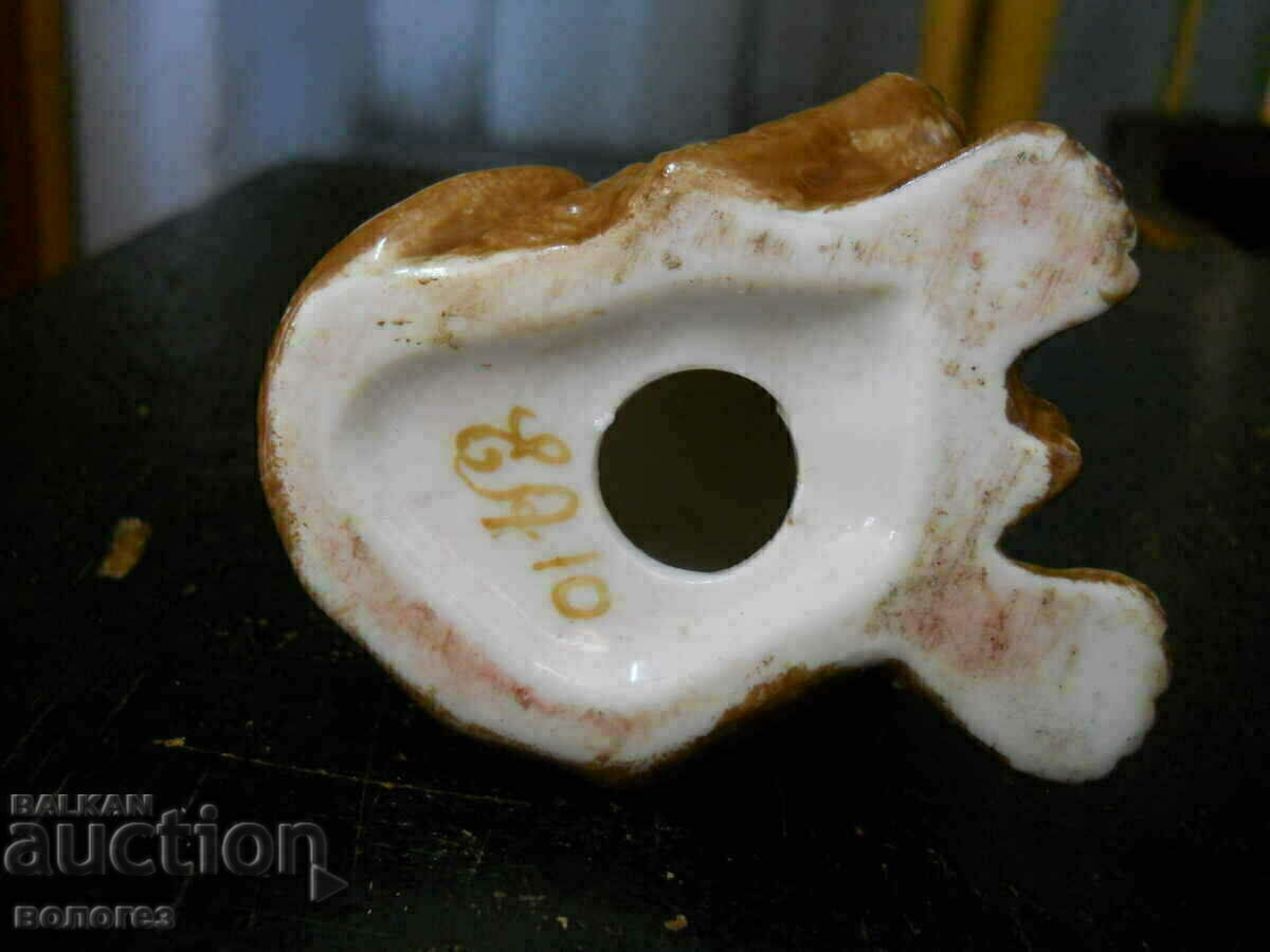 Παράδοση Βίντατζ πορσελάνινο αγαλματίδιο σκύλου - ΕΣΣΔ