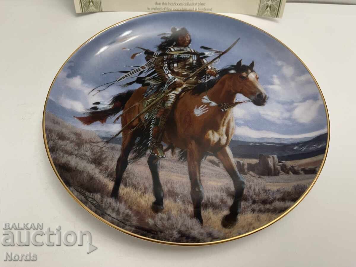 Όμορφη πιατέλα για συλλογή με πιστοποιητικό με τιμή 7.70 BGN | € 3.94