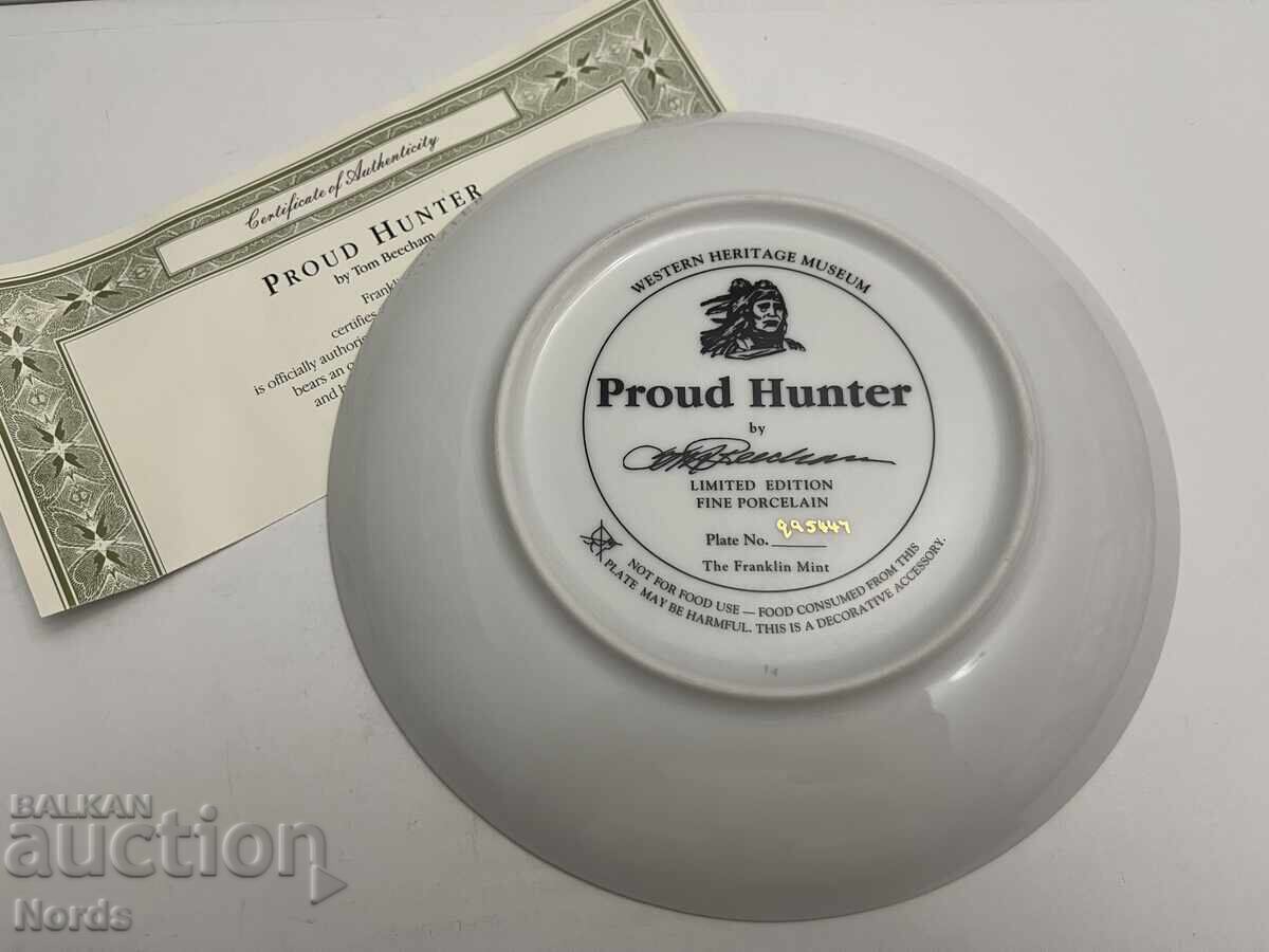 Παράδοση Όμορφη πιατέλα για συλλογή με πιστοποιητικό