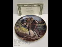 Όμορφη πιατέλα για συλλογή με πιστοποιητικό