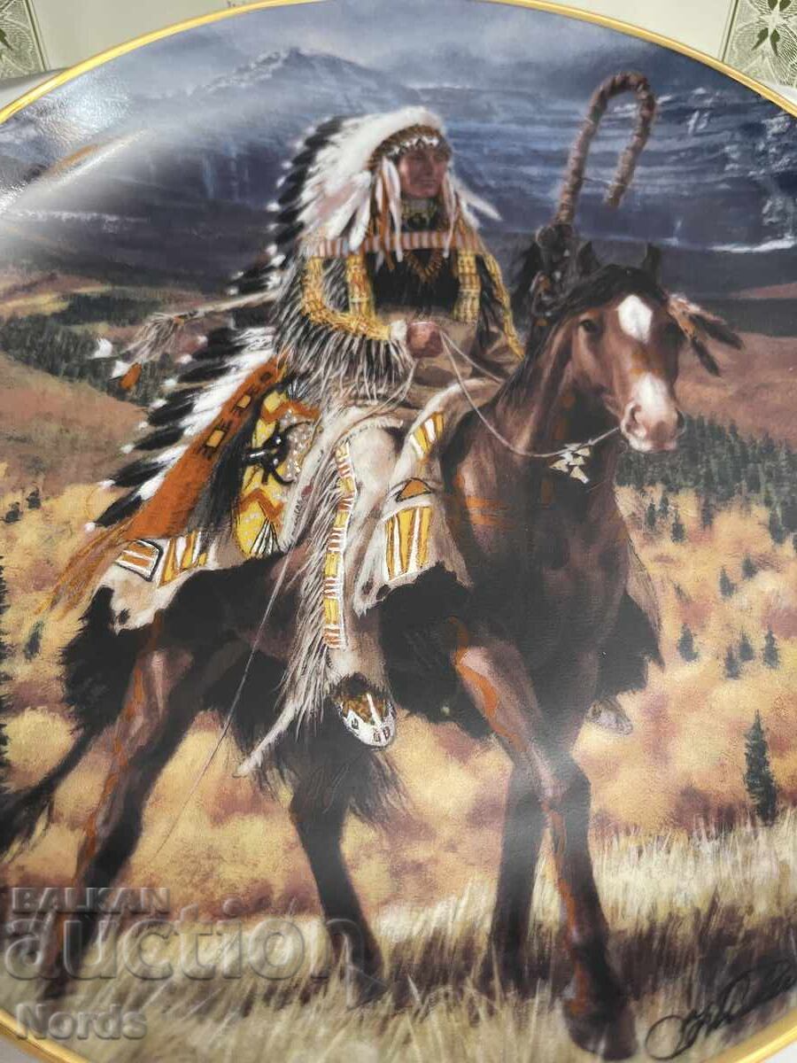 Licitație Farfurie frumoasă pentru colecție cu certificat