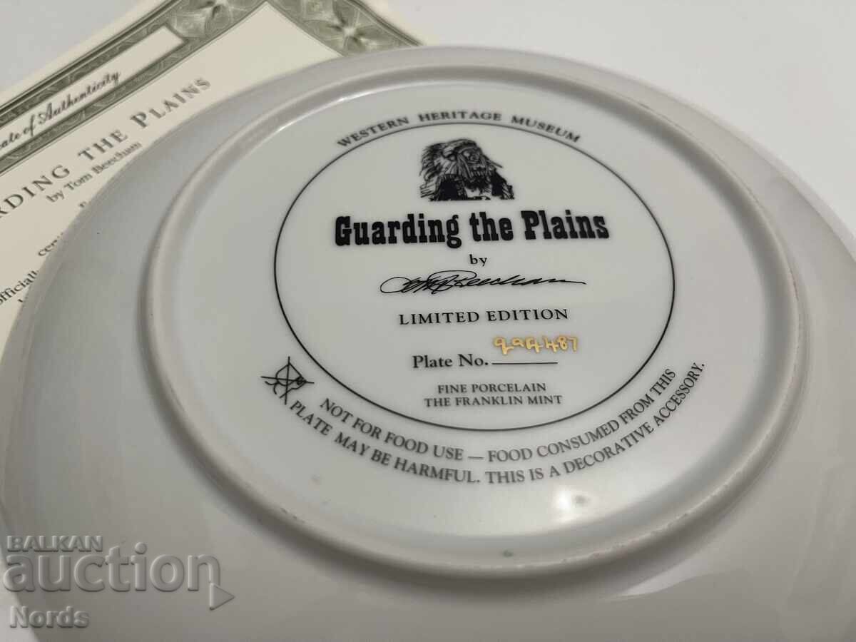 Farfurie frumoasă pentru colecție cu certificat - 5