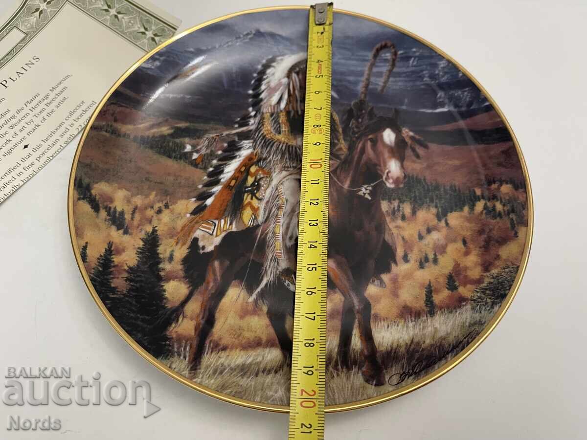 Farfurie frumoasă pentru colecție cu certificat - 6