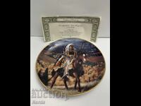 Όμορφη πιατέλα για συλλογή με πιστοποιητικό