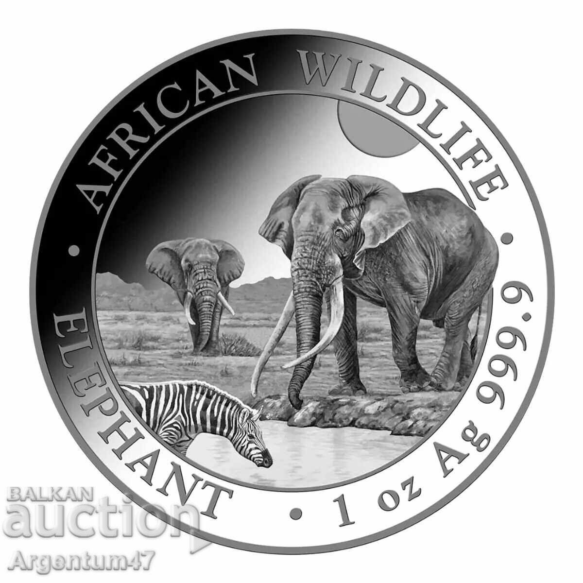 NEW!!! SILVER 1 OZ 2026 SOMALIA - ELEPHANT NEW!!! SILVER 1 OZ 2026 SOMALIA - ELEPHANT