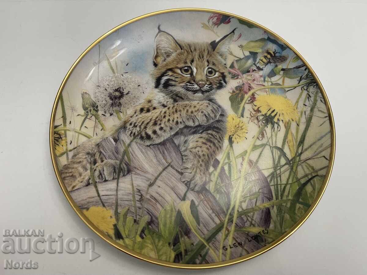 Ένα όμορφο πορσελάνινο πιάτο Ένα όμορφο πορσελάνινο πιάτο