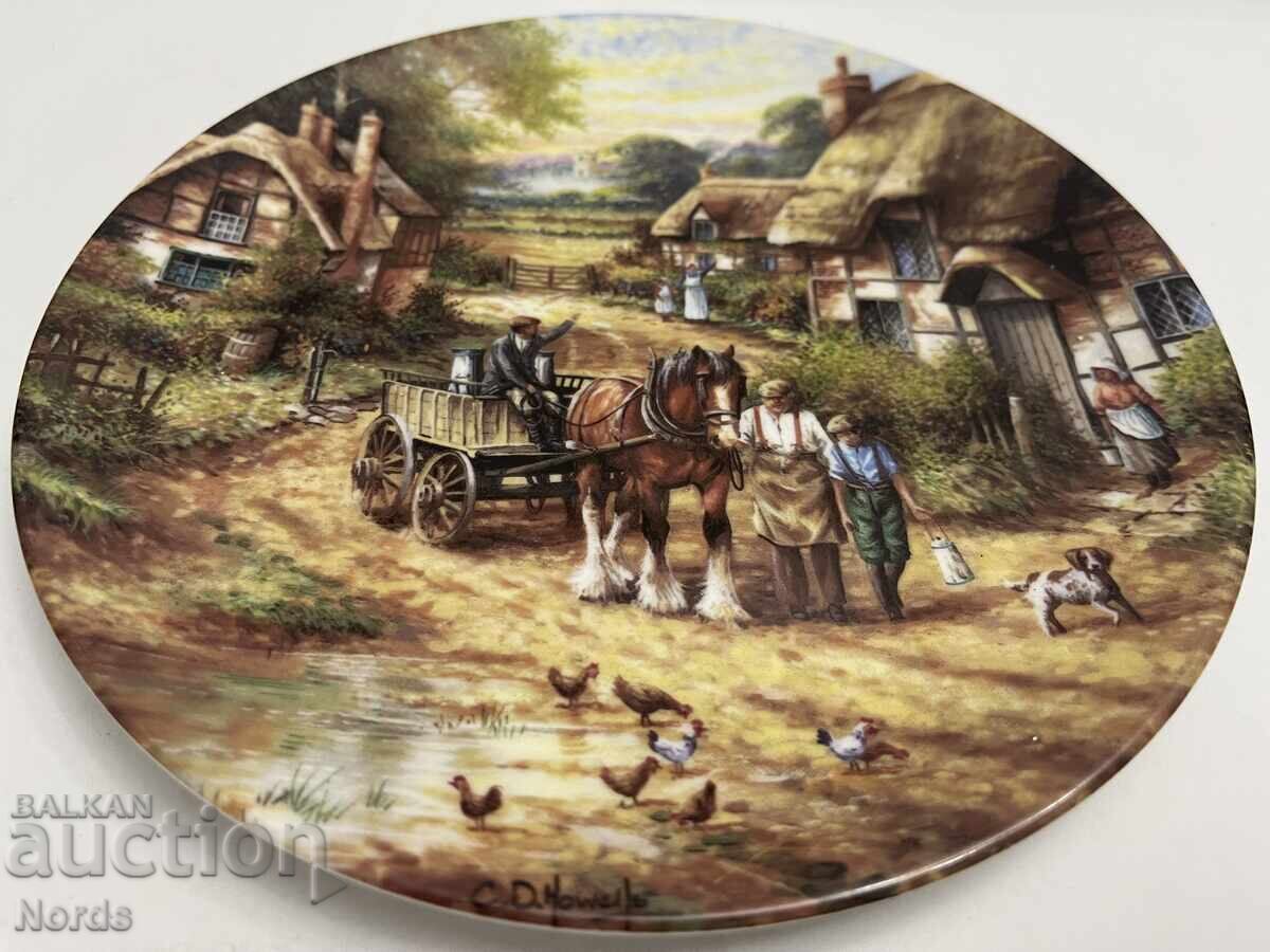 Ένα όμορφο πορσελάνινο πιάτο με τιμή 11.00 BGN | € 5.62 Ένα όμορφο πορσελάνινο πιάτο με τιμή 11.00 BGN | € 5.62