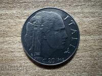 Ιταλία - 20 λεπτά (1940) - μη μαγνητικό, οδοντωτό χείλος