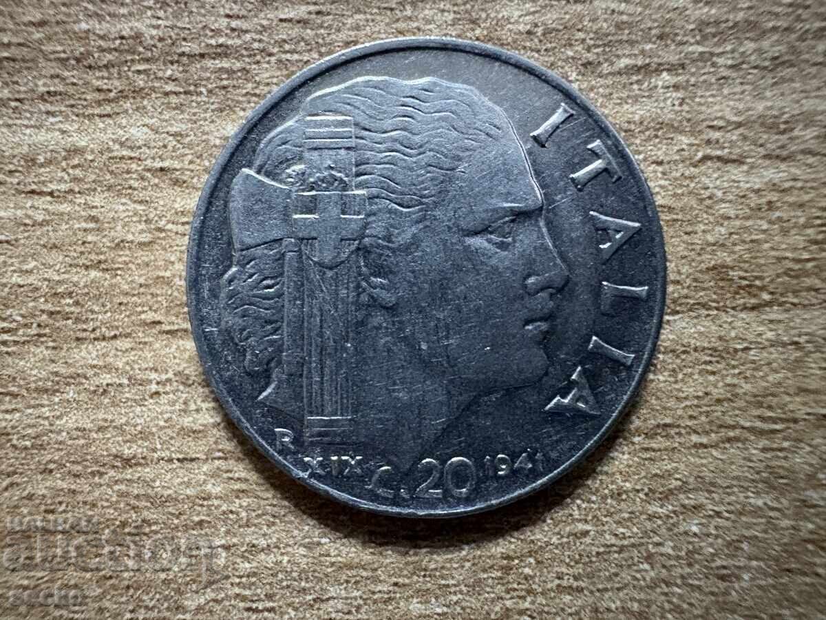 Италия - 20 чентезими (1941)