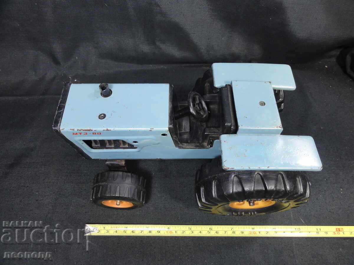 OLD RETRO SOCIALIST NRB METAL TOY TRACTOR MIR RAZGRAD - 7 OLD RETRO SOCIALIST NRB METAL TOY TRACTOR MIR RAZGRAD - 7