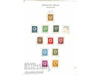 Germania "Reich" 1934/38 - Nr. 132/43 cu ștampilă, timbre pentru serviciul poștal