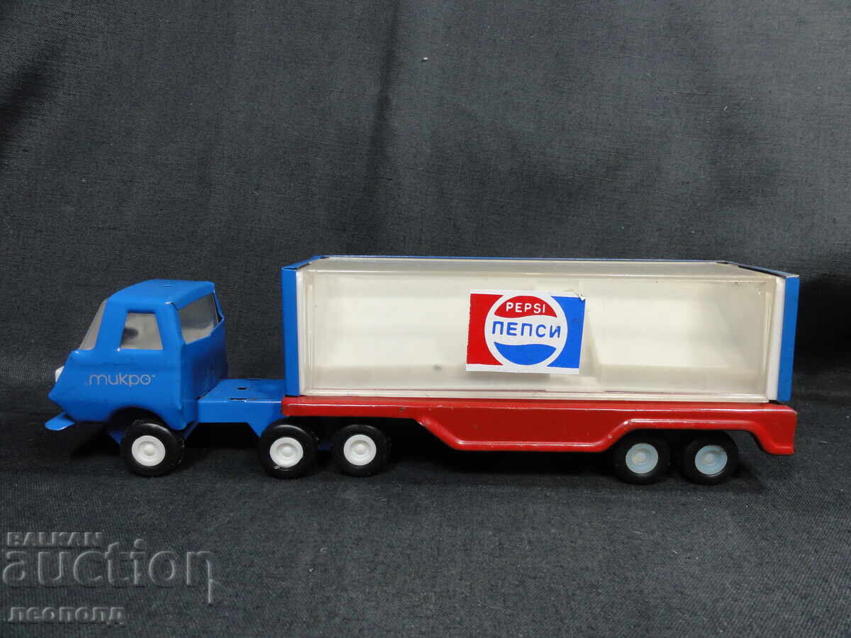 OLD RETRO SOCIALIST NRB METAL TOY TRUCK PEPSI PEPSI with price 40.00 BGN | € 20.45