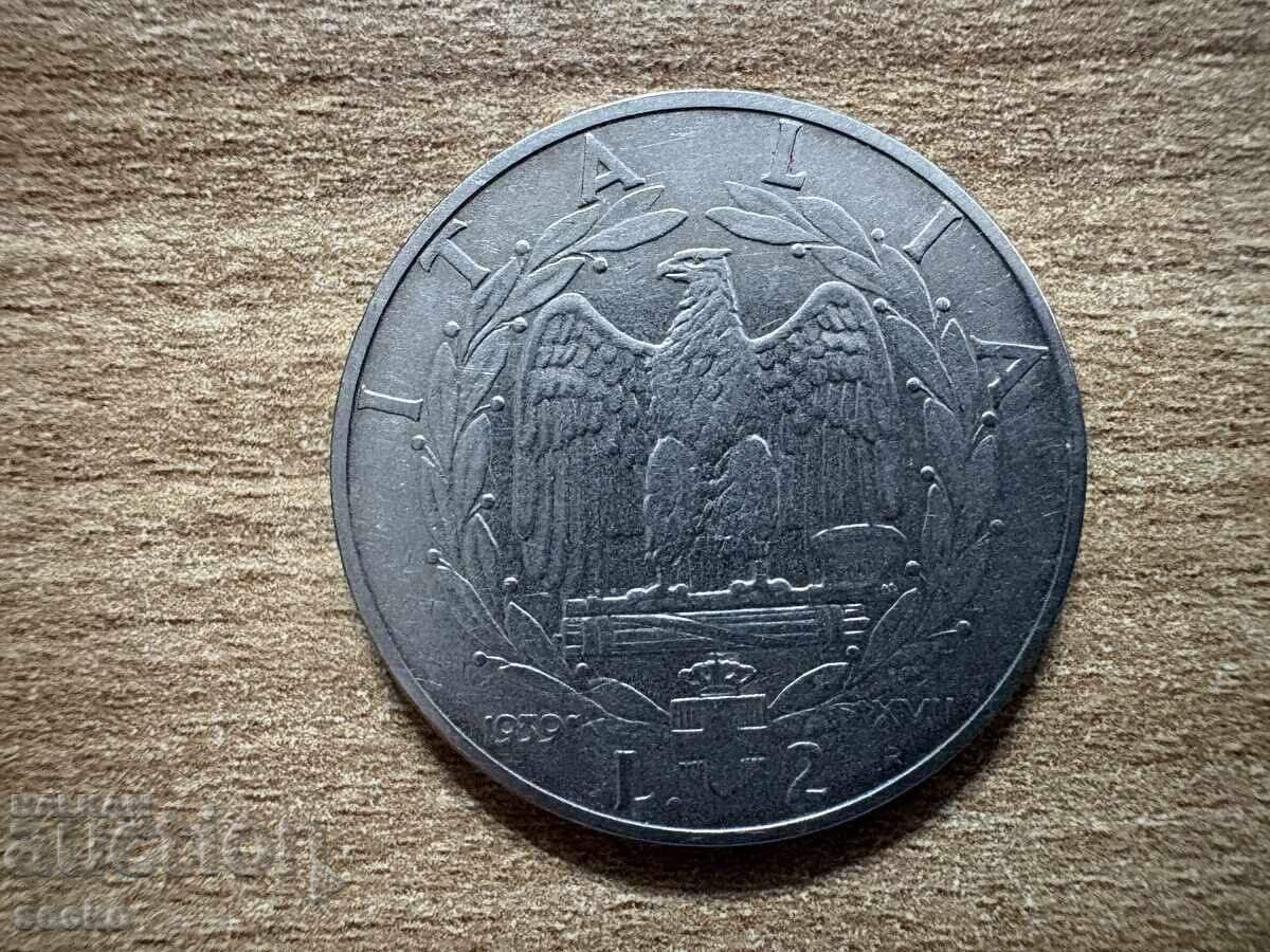 Ιταλία - 2 λίρες (1939) - Μη μαγνητικό XVII