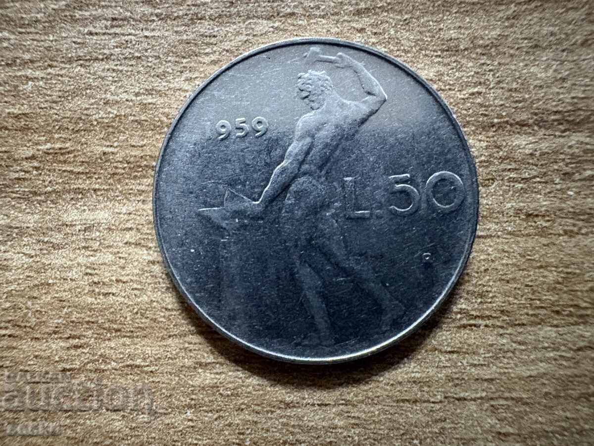 Италия - 50 лири (1959)