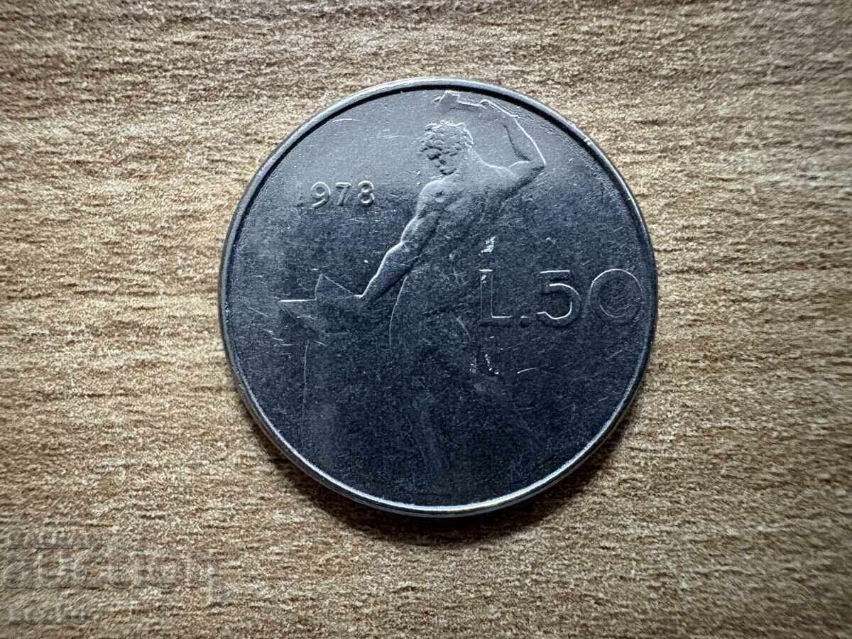 Italy - 50 Lire (1978) Italy - 50 Lire (1978)