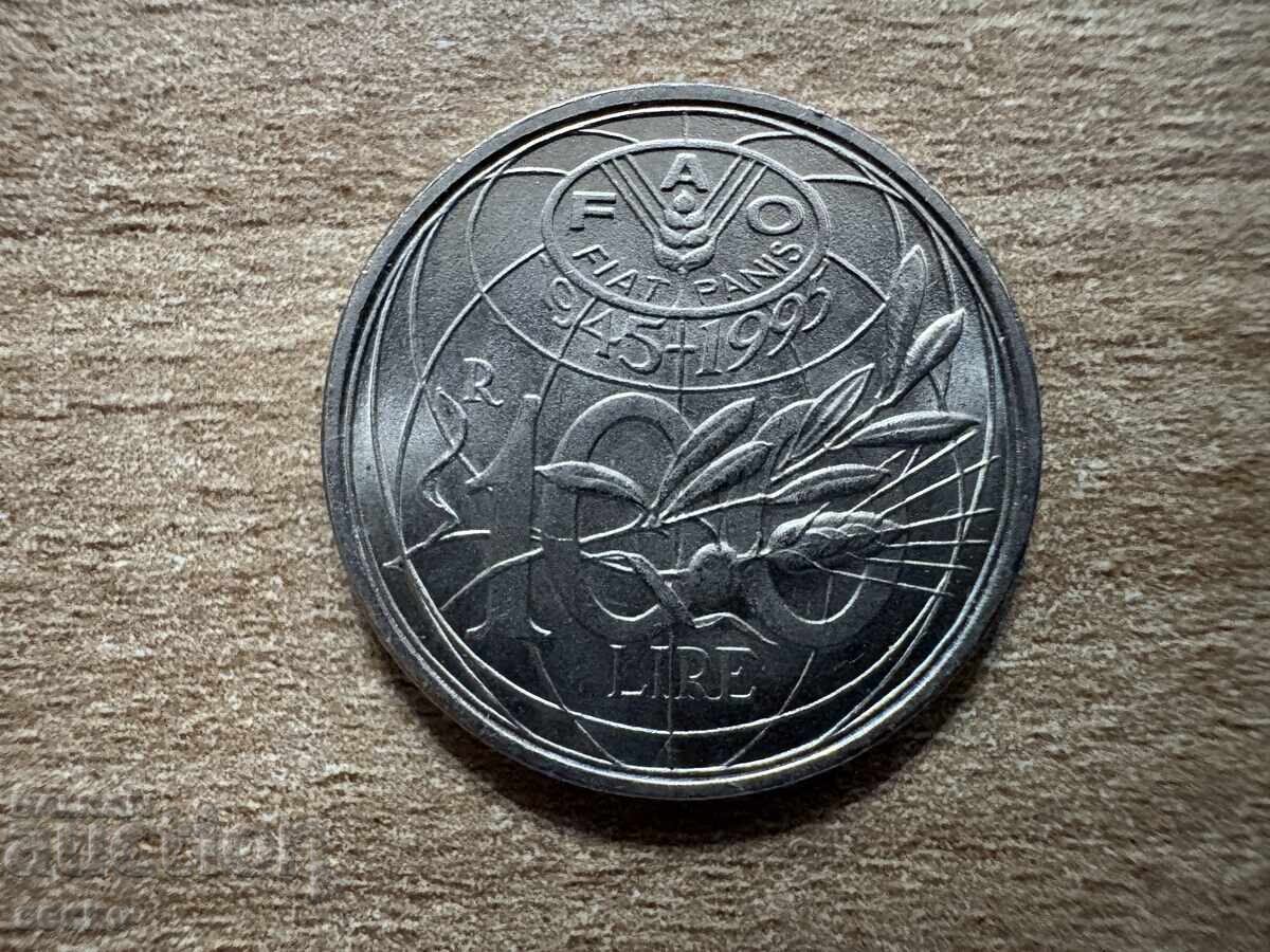 Italia - 100 lire (1995) - FAO