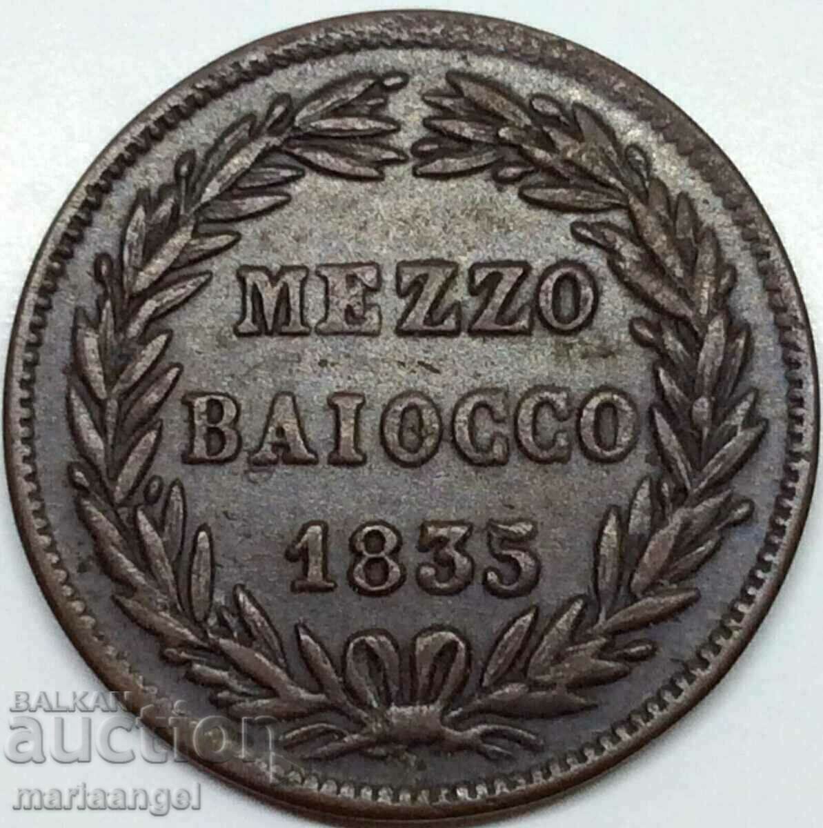 Vatican 1/2 bayoko 1835 Grigore al XIV-lea cu preț 36.00 BGN | € 18.41 Vatican 1/2 bayoko 1835 Grigore al XIV-lea cu preț 36.00 BGN | € 18.41