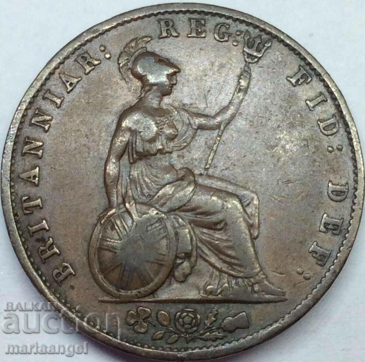 Marea Britanie 1/2 penny 1853 9.61g 28mm bronz cu preț 46.00 BGN | € 23.52 Marea Britanie 1/2 penny 1853 9.61g 28mm bronz cu preț 46.00 BGN | € 23.52