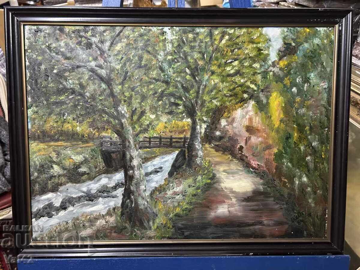 Mountain path near the river