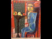 Ρουμεν Ράτσεφ Πίνακας “Το κόκκινο δωμάτιο”