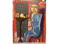 Pictura de Rumen Rachev "Camera Roșie"