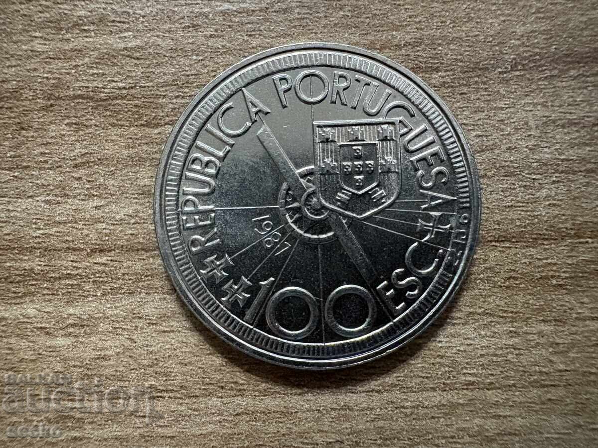 Πορτογαλία - 100 εσκούδος (1987) - Χρυσή εποχή των ανακαλύψεων Πορτογαλία - 100 εσκούδος (1987) - Χρυσή εποχή των ανακαλύψεων