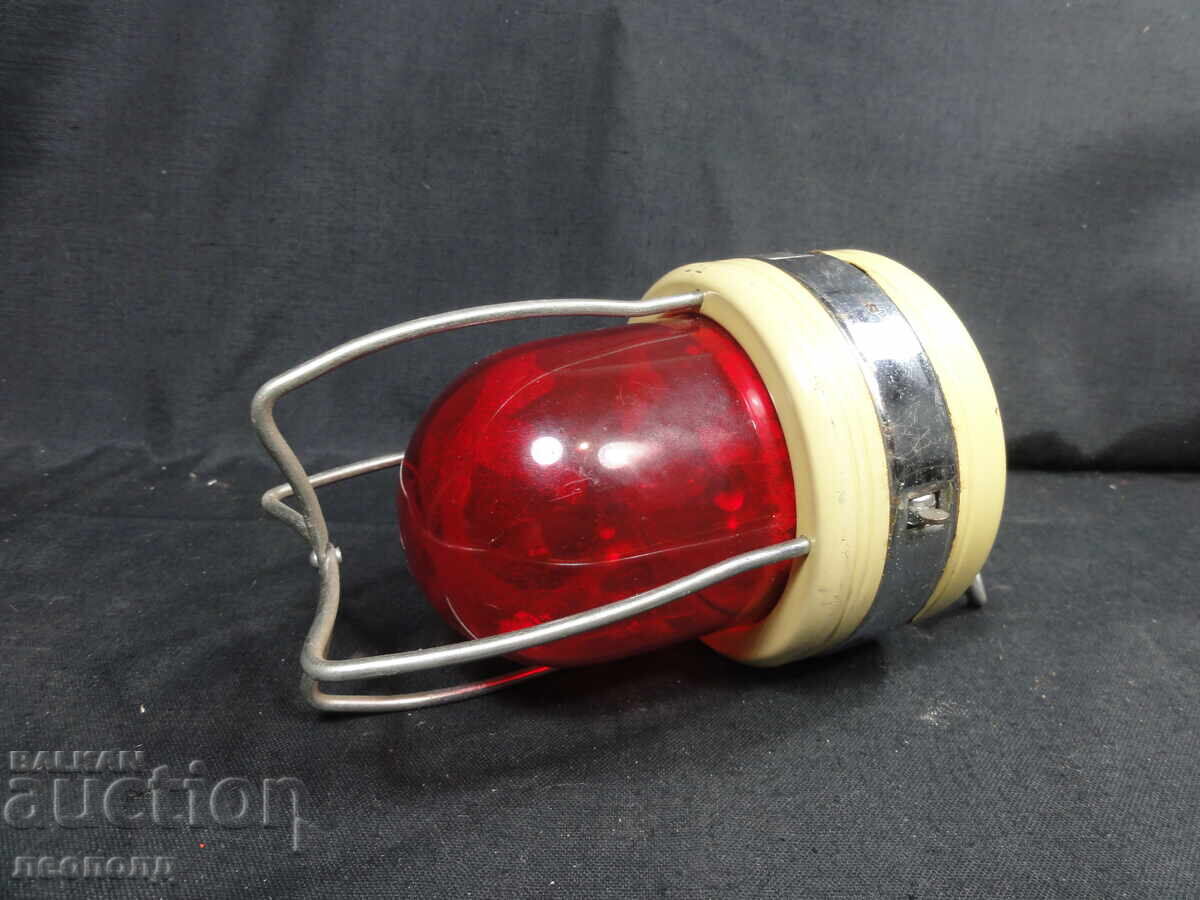 Old Retro Emergency Red Lamp NATIONAL