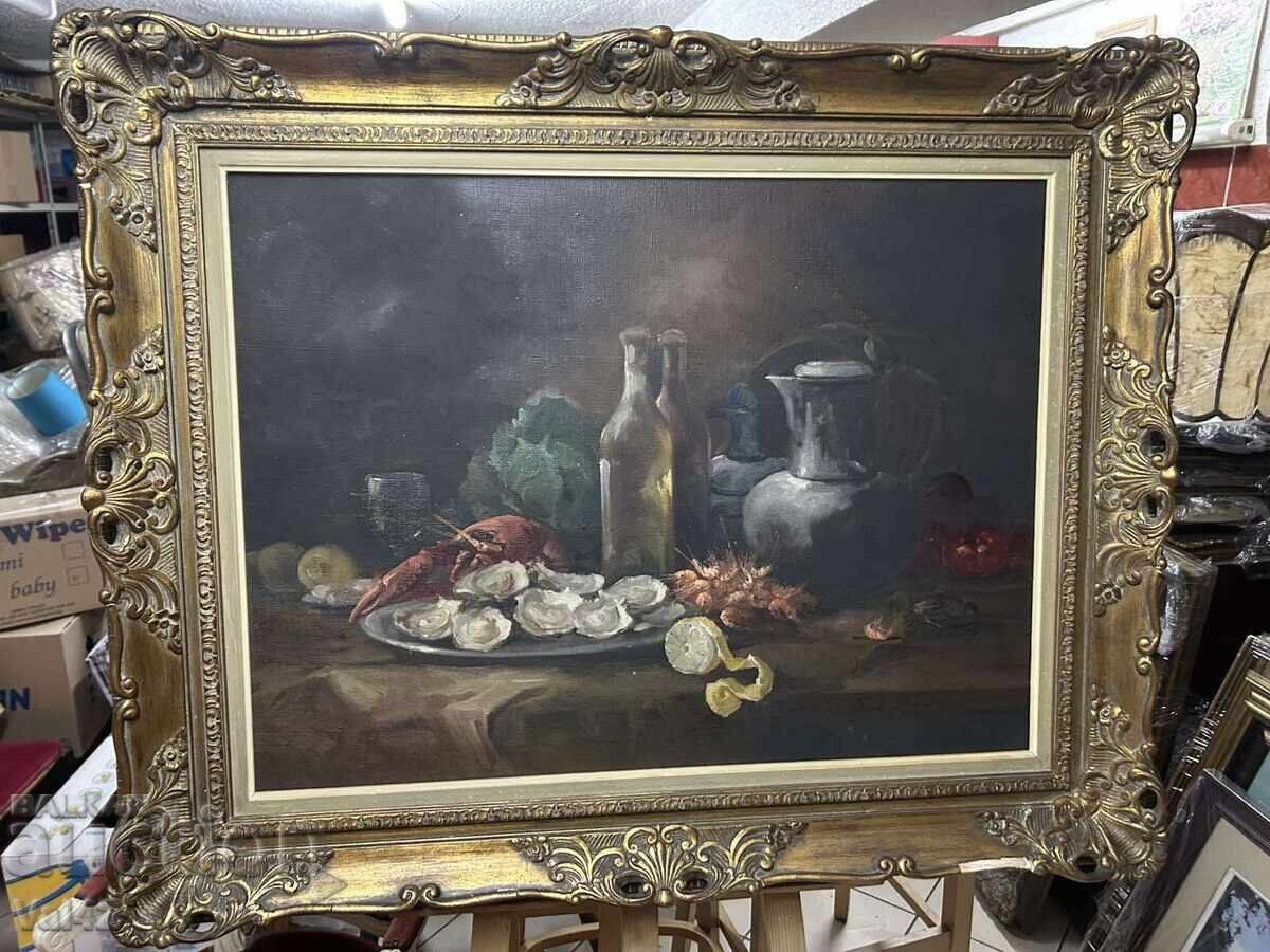 Delivery of Still life with seafood and vessels