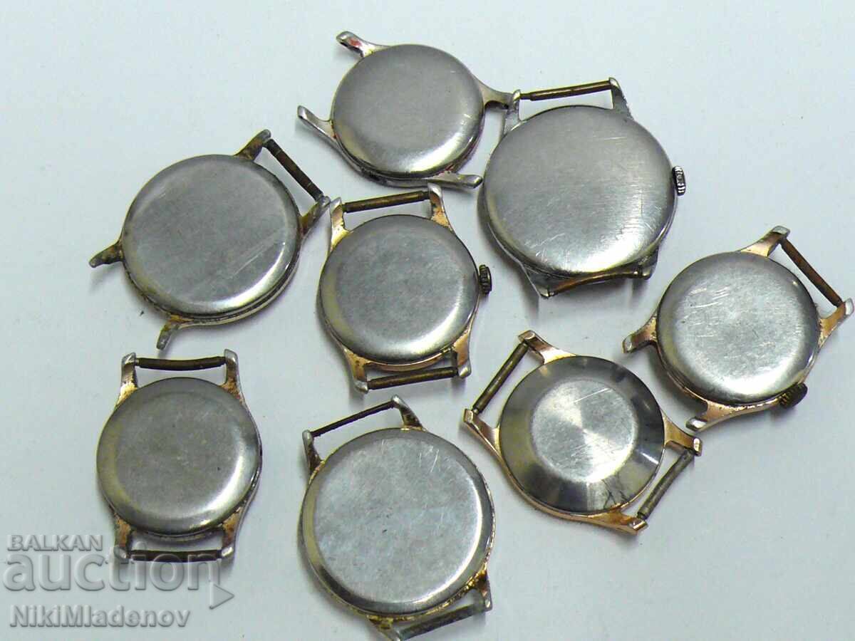 Lot Ceasuri de mână Sovietice Start/Pobeda, pentru piese cu preț € 10.22 | 19.99 BGN Lot Ceasuri de mână Sovietice Start/Pobeda, pentru piese cu preț € 10.22 | 19.99 BGN