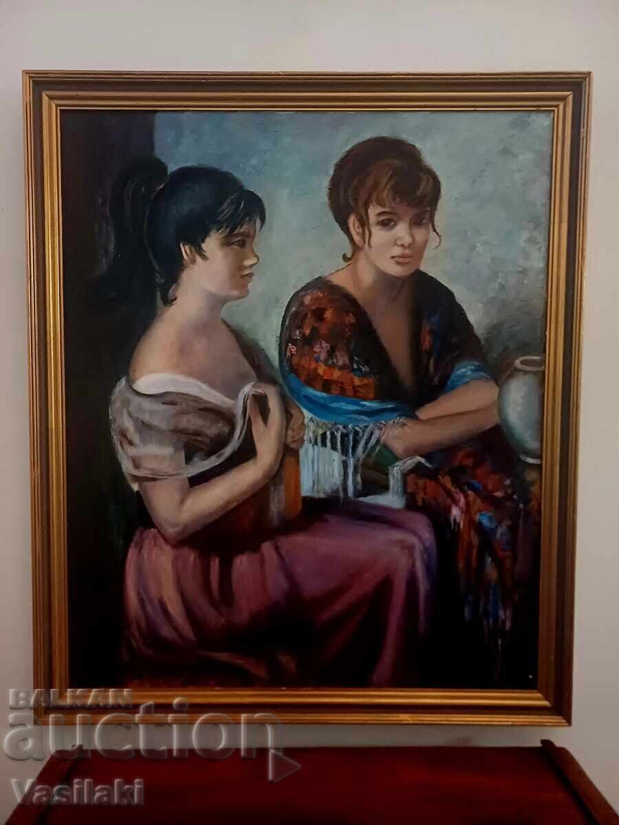 Beautiful oil painting on canvas