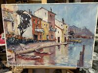 Mediterranean coastal town