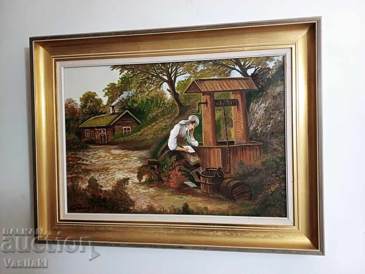 Beautiful oil painting on canvas with price 32.00 BGN | € 16.36