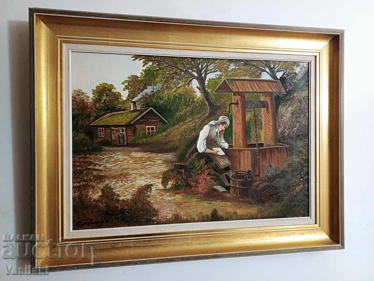 Auction  Beautiful oil painting on canvas