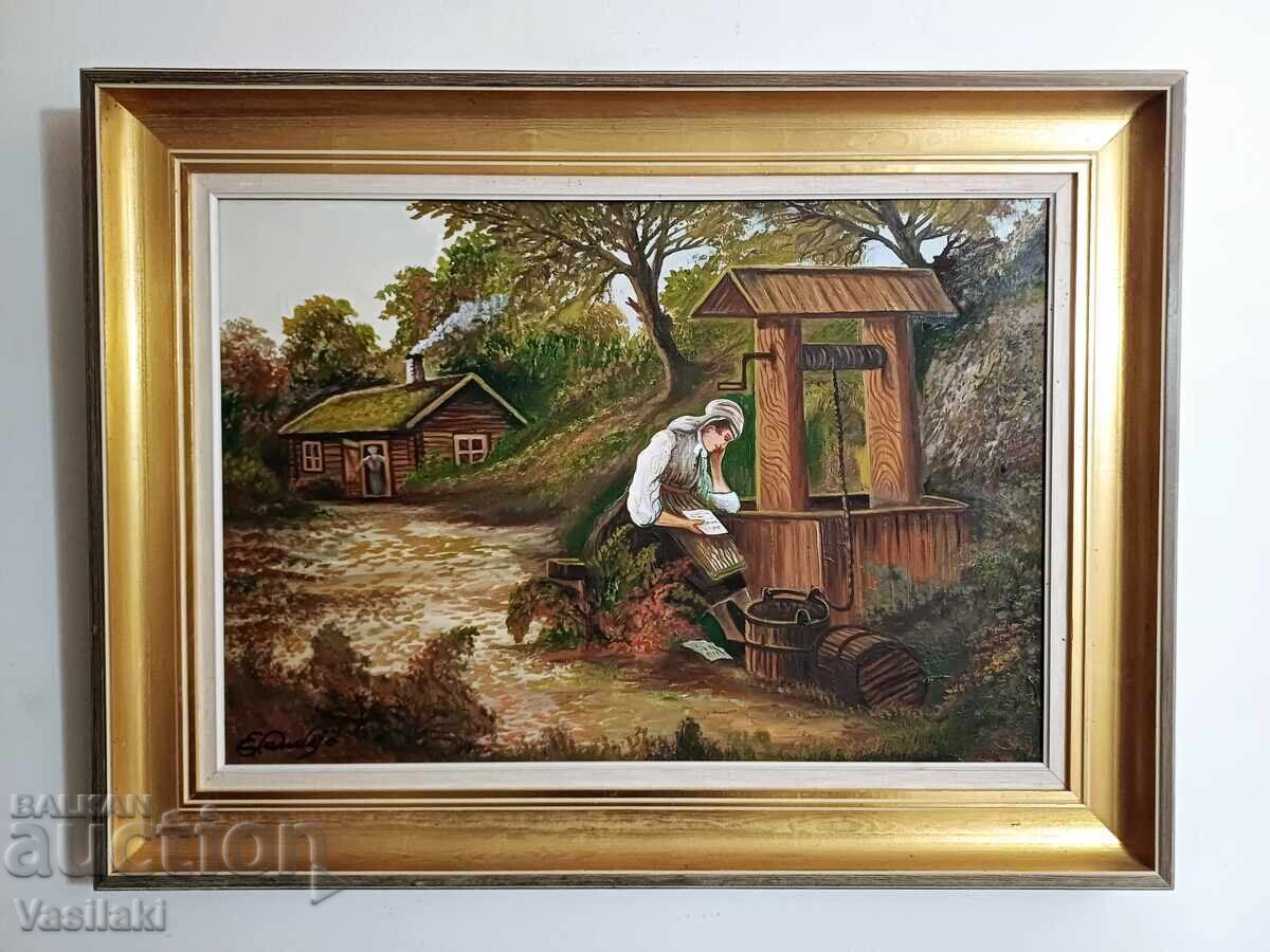Delivery of Beautiful oil painting on canvas
