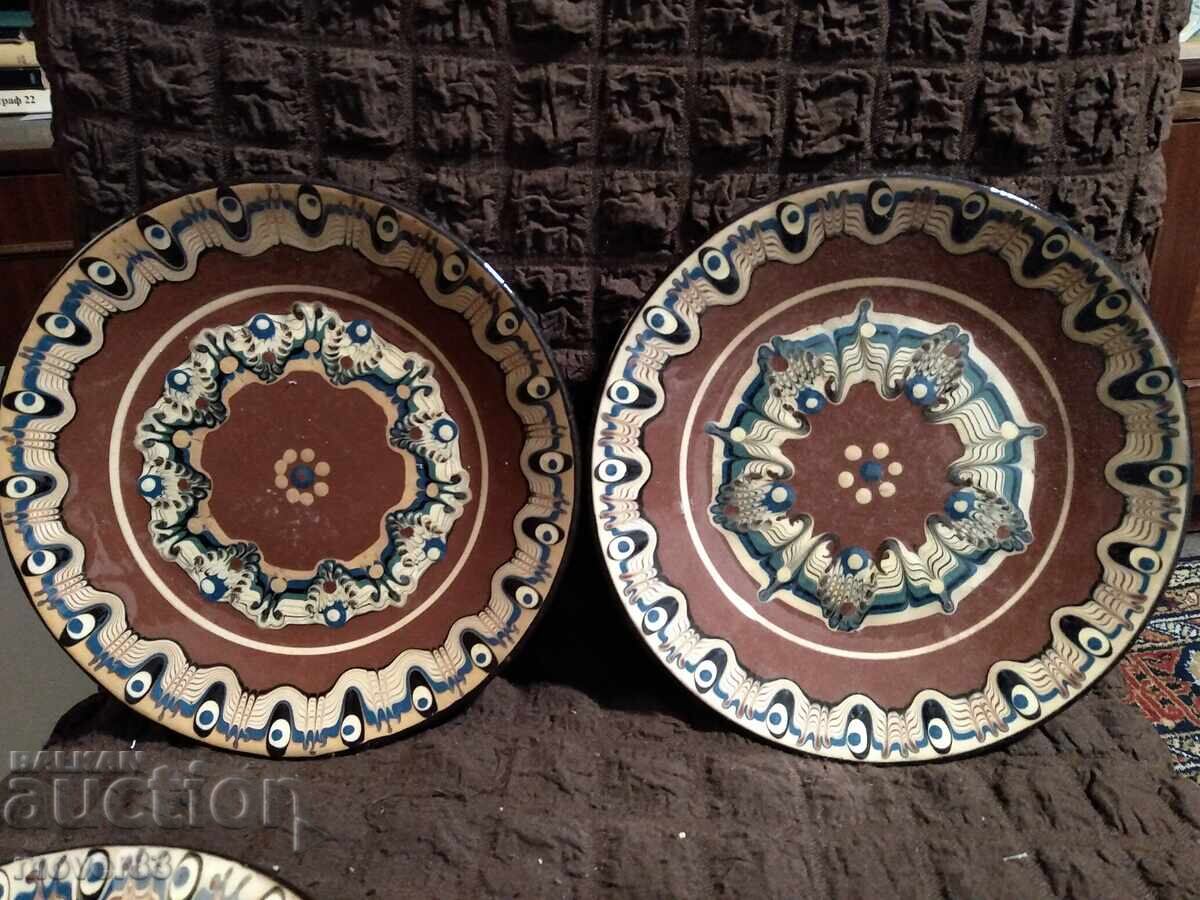 Ceramic plates. 4 pieces with price 5.00 BGN | € 2.56 Ceramic plates. 4 pieces with price 5.00 BGN | € 2.56