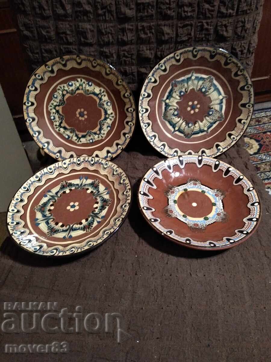 Ceramic plates. 4 pieces Ceramic plates. 4 pieces