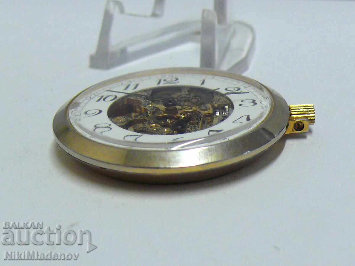 From 1st. SKELETON pocket Mechanical watch, working - 5 From 1st. SKELETON pocket Mechanical watch, working - 5